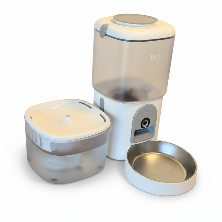 Clearance – Last Chance | Smart Automatic Cat Feeder & Water Fountain with 1080P Camera